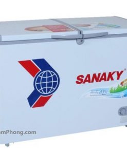 Bên ngoài tủ đông Sanaky VH-3699W1 260L dàn đồng