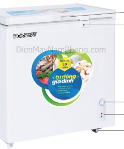 Tủ đông Hòa phát 162 lít HCF336S1N1, 1 ngăn 1 chế độ đông
