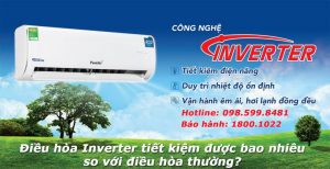 Điều hòa Inverter tiết kiệm điện bao nhiêu so với điều hòa thường?