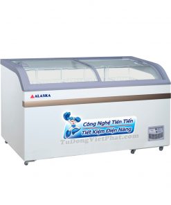 Tủ đông Alaska KC-395 mặt kính cong