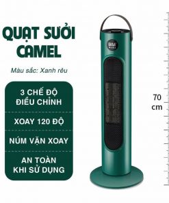 Quạt Sưởi Camel đa Năng với 3 chức năng : Sấy quần áo, Sưởi ấm mùa đông, Mát về mùa hè, Di chuyển mọi lúc, mọi nơi,