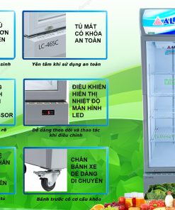 Tủ mát Alaska 550 lít LC-465C 1 cửa mở
